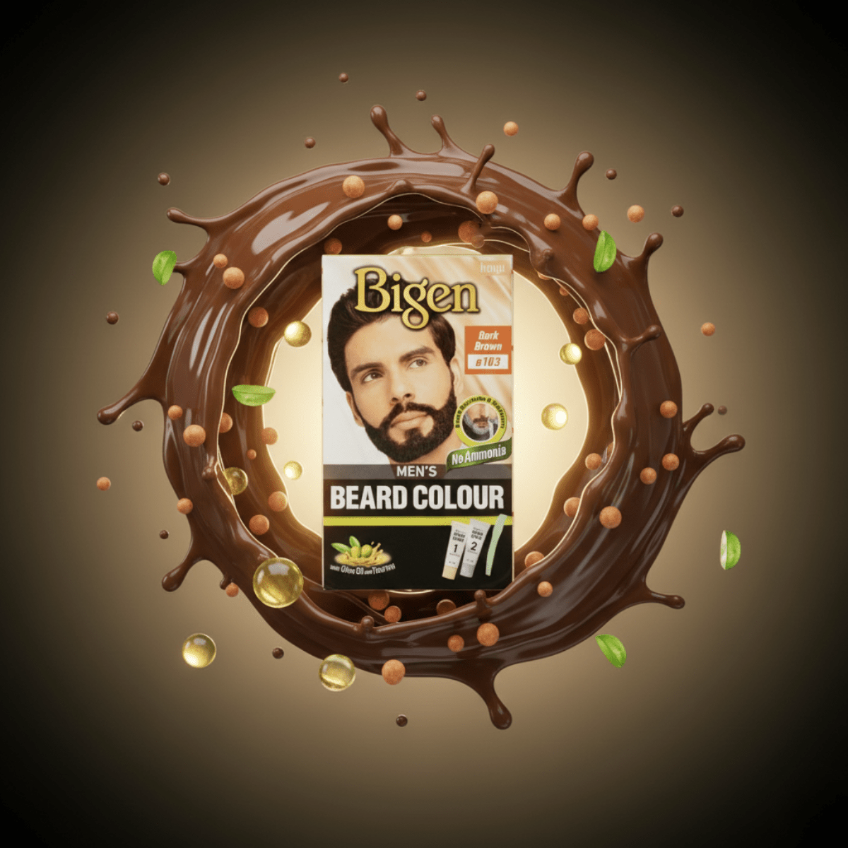 Bigen Men's Beard Colour B103 - Dark Brown - Meerapa Deutschland