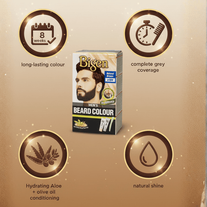Bigen Men's Beard Colour B104 - Natural Brown - Meerapa Deutschland