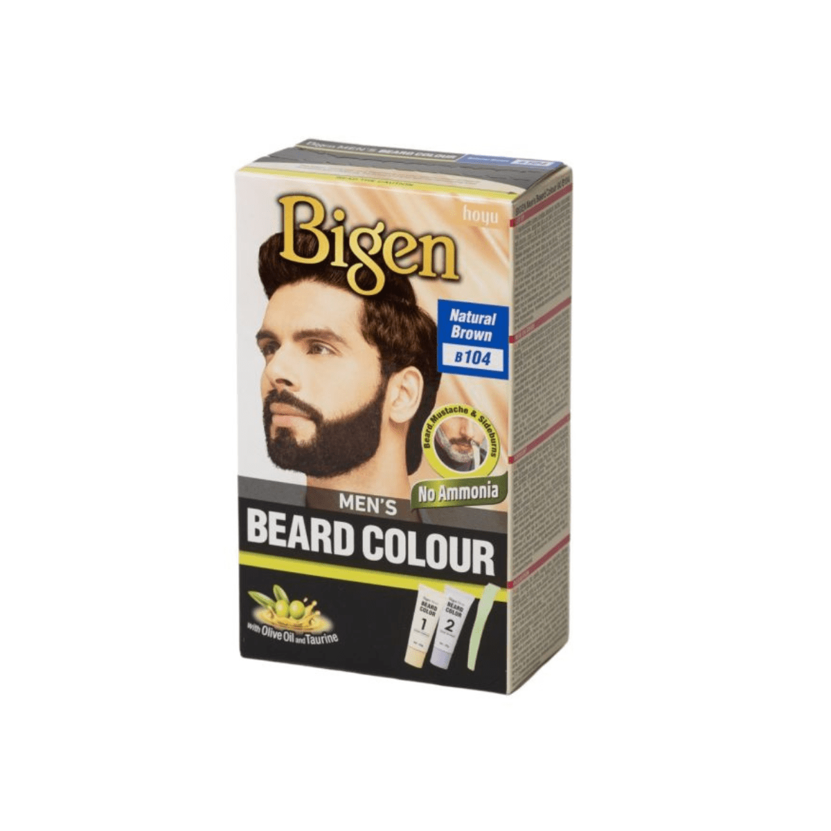 Bigen Men's Beard Colour B104 - Natural Brown - Meerapa Deutschland