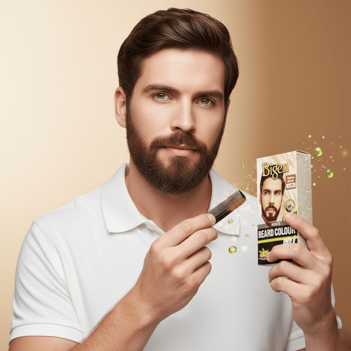 Bigen Men's Beard Colour B105 - Medium Brown - Meerapa Deutschland