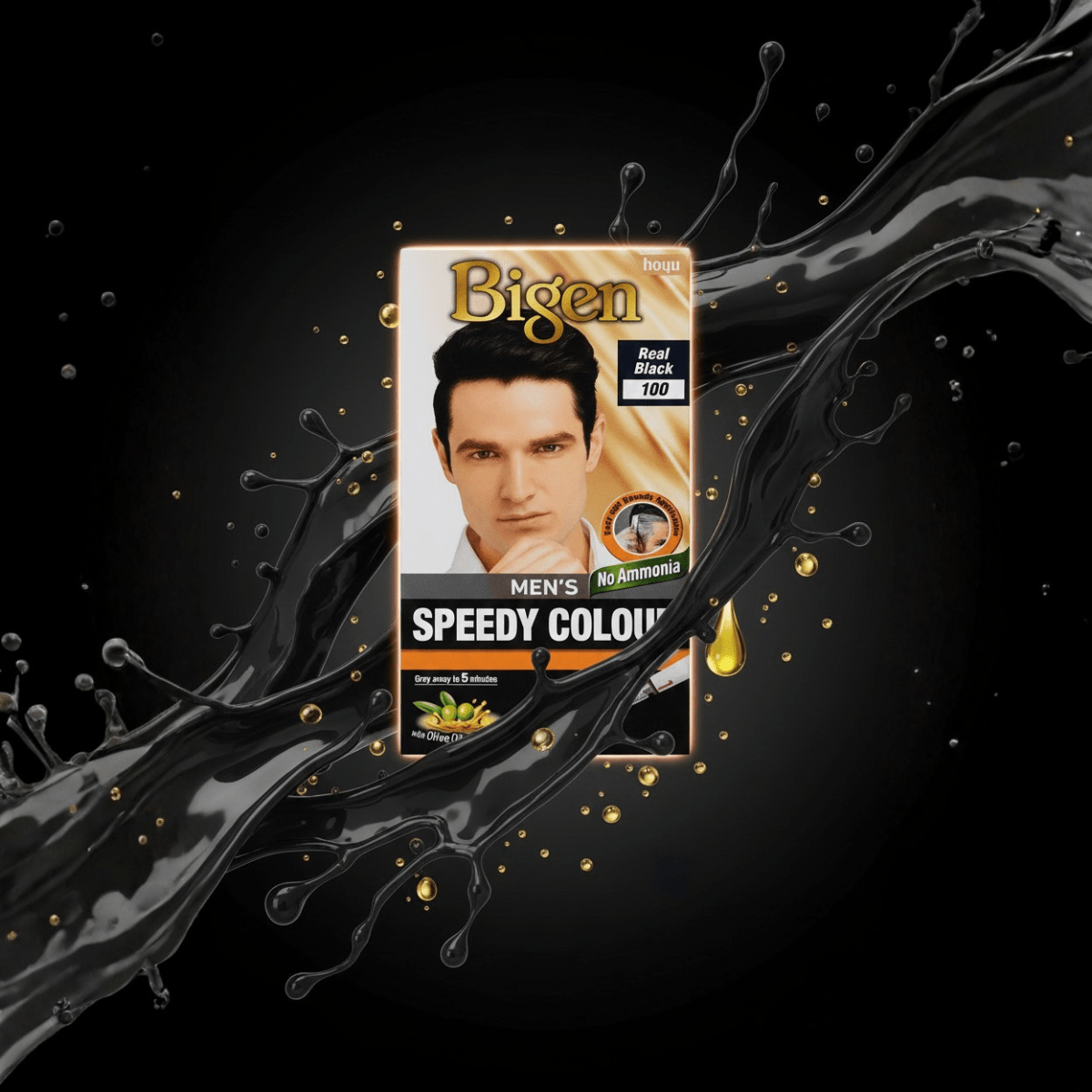 Bigen Men's Speedy Colour 100 – Real Black - Meerapa Deutschland