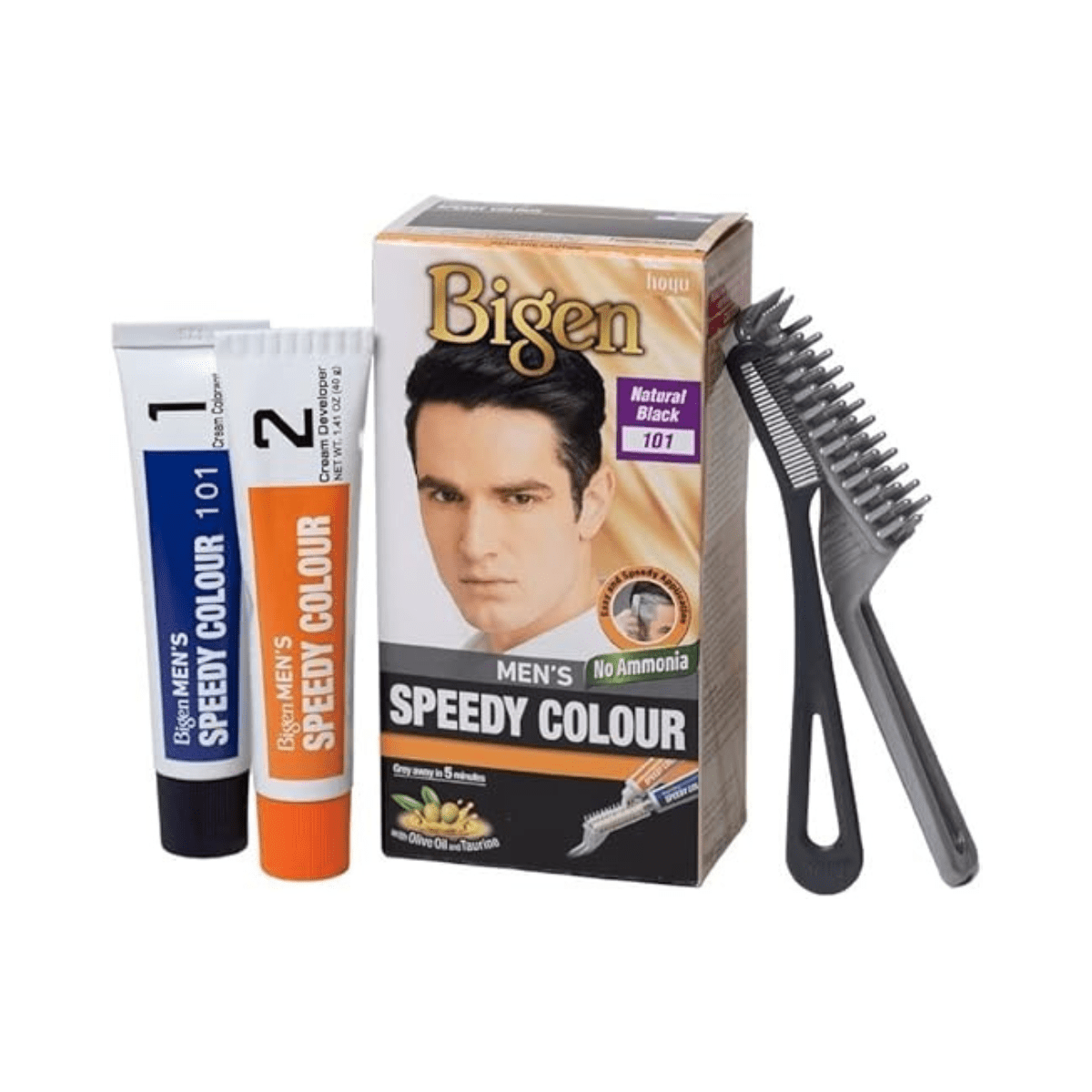 Bigen Men's Speedy Colour 101 – Natural Black - Meerapa Deutschland