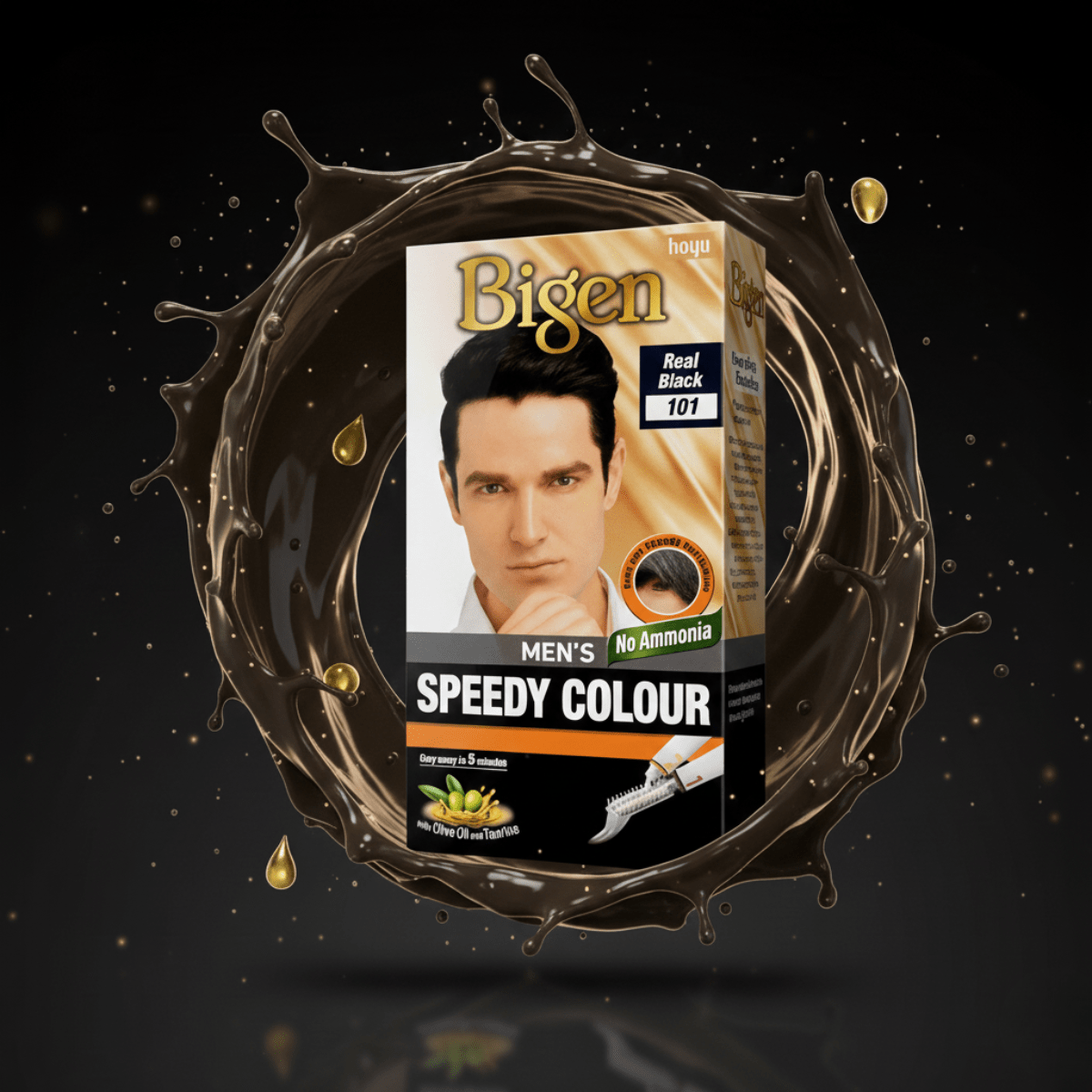 Bigen Men's Speedy Colour 101 – Natural Black - Meerapa Deutschland