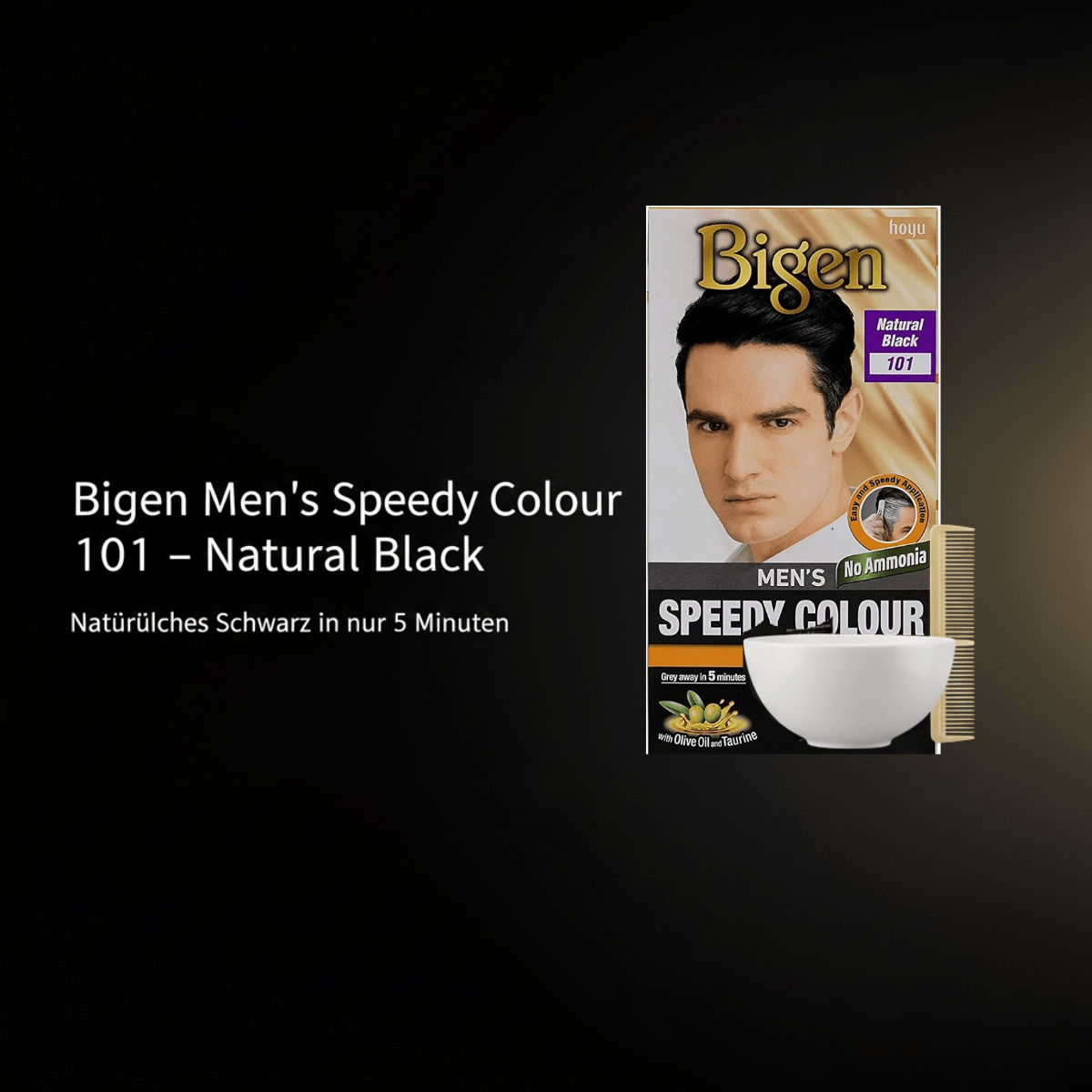 Bigen Men's Speedy Colour 101 – Natural Black - Meerapa Deutschland