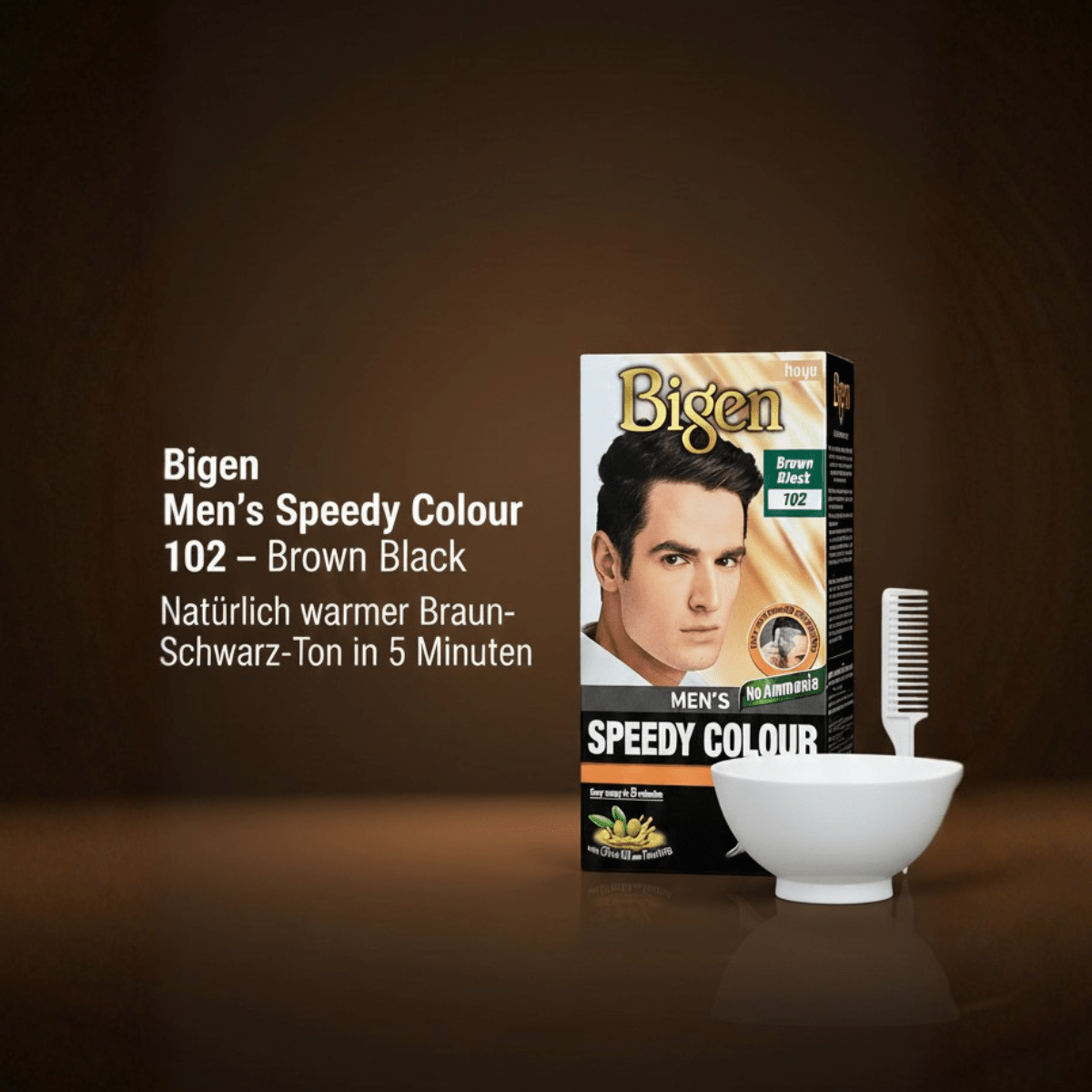 Bigen Men's Speedy Colour 102 – Brown Black - Meerapa Deutschland