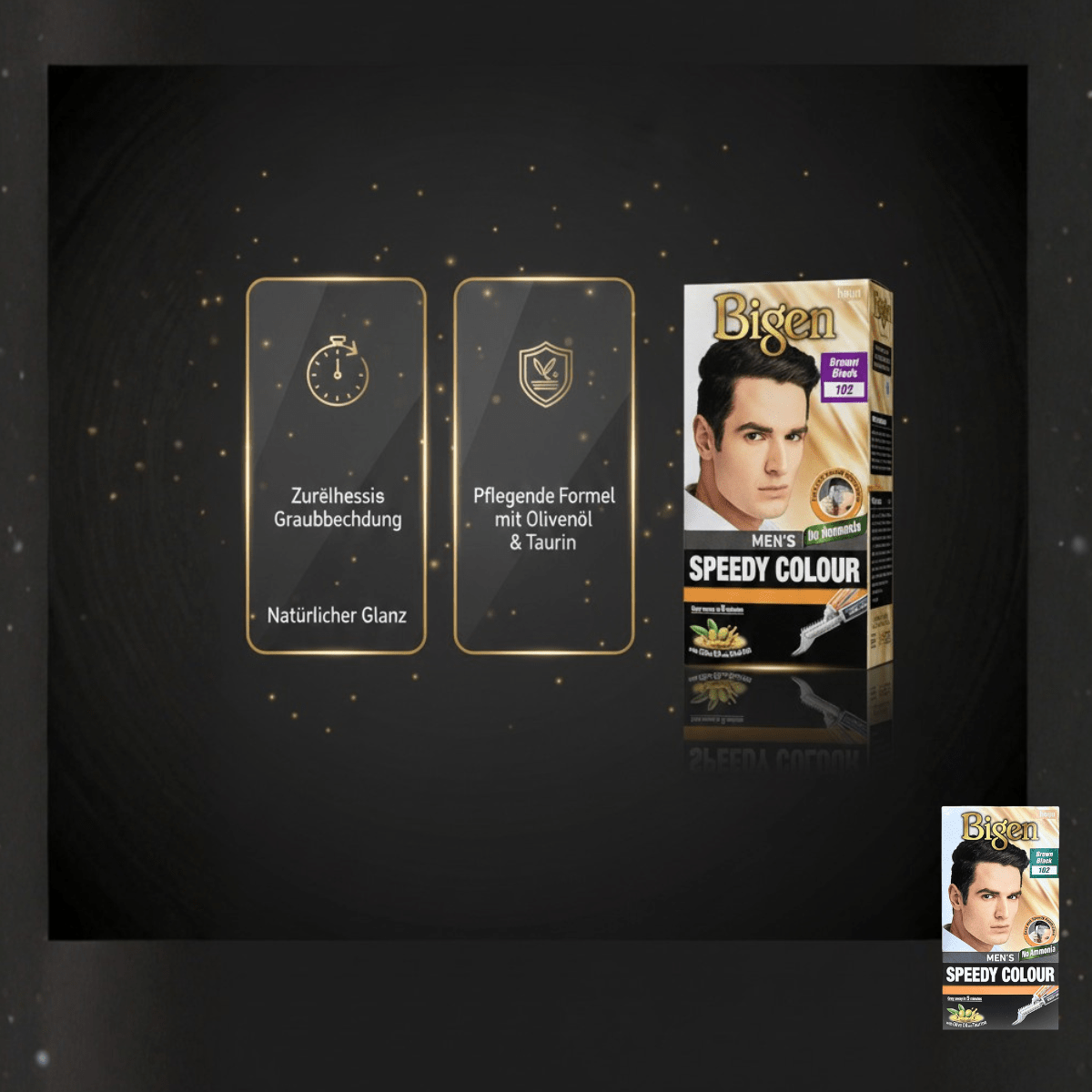 Bigen Men's Speedy Colour 102 – Brown Black - Meerapa Deutschland