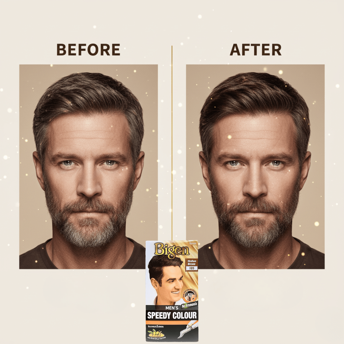 Bigen Men's Speedy Colour 105 – Medium Brown - Meerapa Deutschland