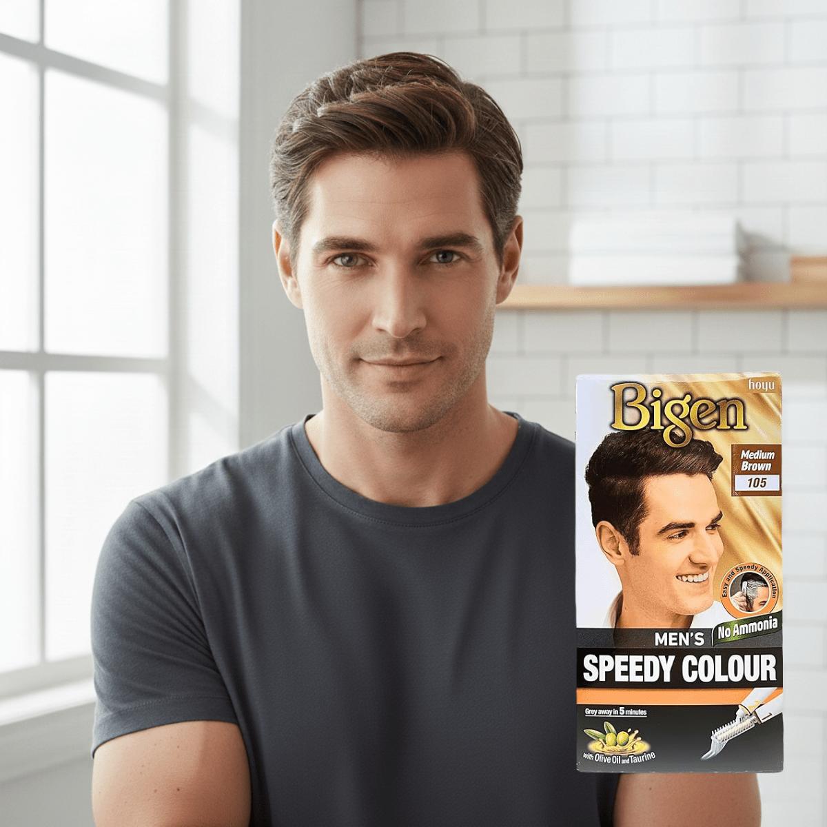 Bigen Men's Speedy Colour 105 – Medium Brown - Meerapa Deutschland