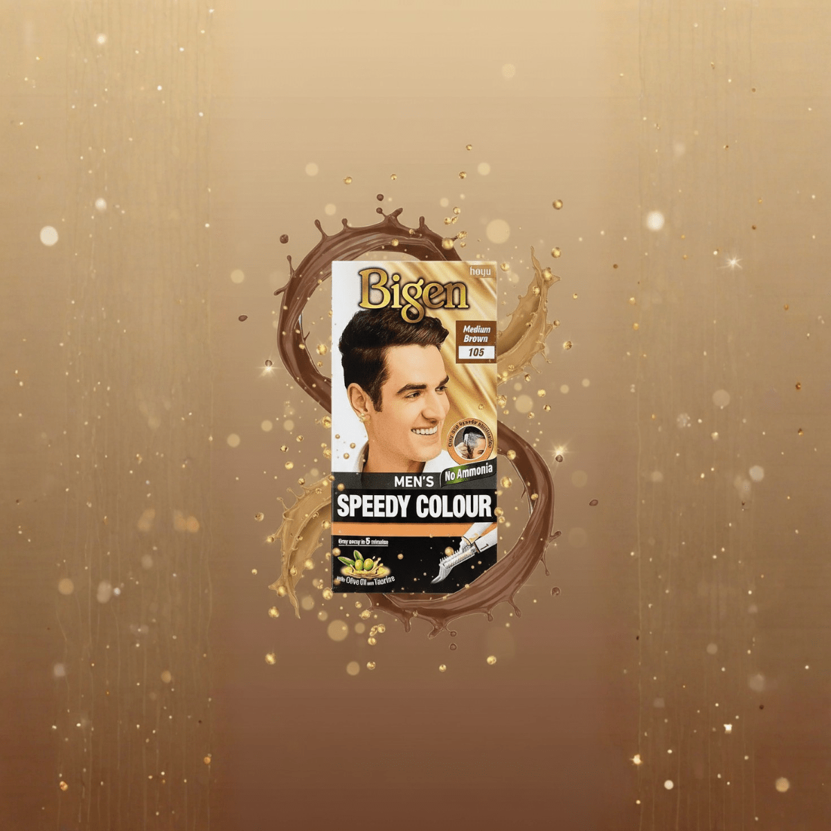 Bigen Men's Speedy Colour 105 – Medium Brown - Meerapa Deutschland