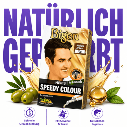 Bigen Men's Speedy Colour 105 – Medium Brown - Meerapa Deutschland