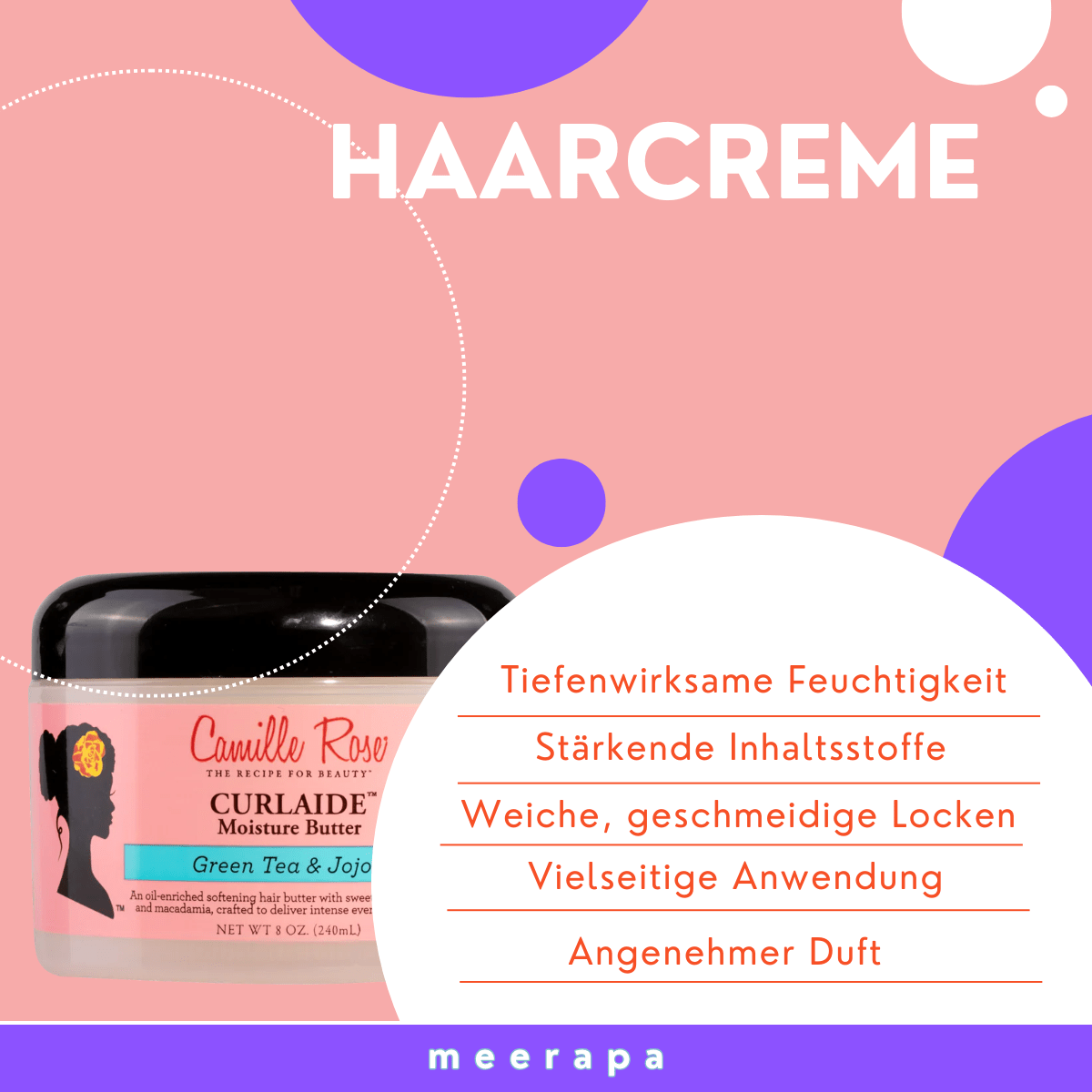 Camille Rose Curlaide Moisture Butter - Meerapa Deutschland