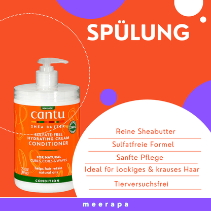 Cantu Shea Butter Sulfate - Free Hydrating Cream Conditioner - Meerapa Deutschland