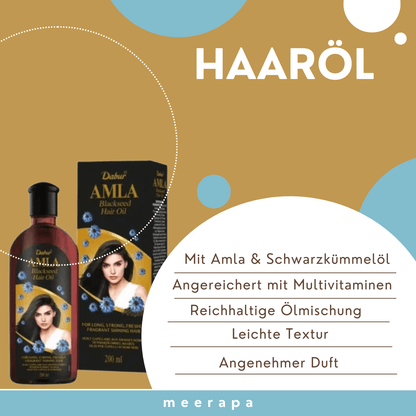 Dabur Amla Blackseed Hair Oil - Meerapa Deutschland