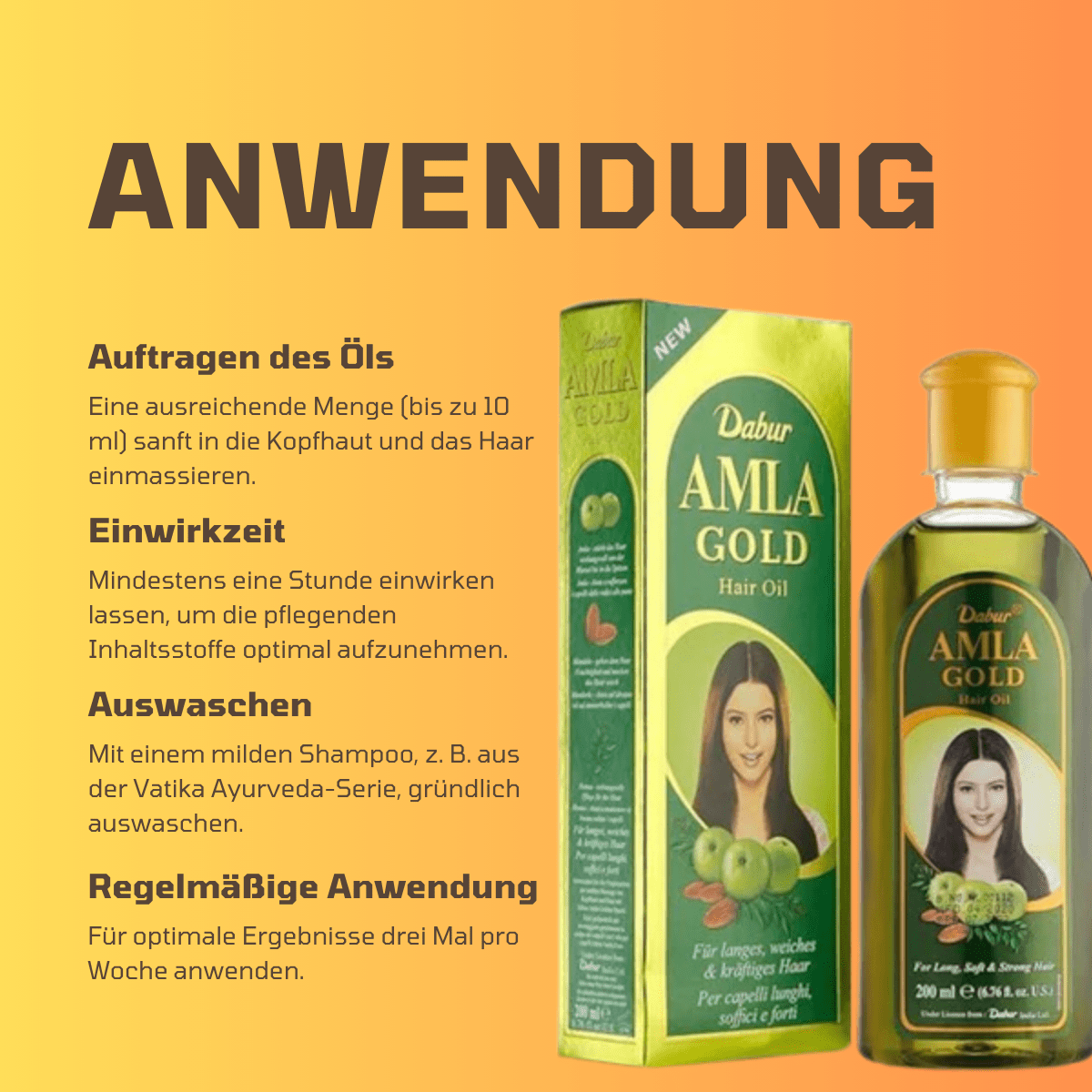 Dabur Amla Gold Hair Oil - Meerapa Deutschland