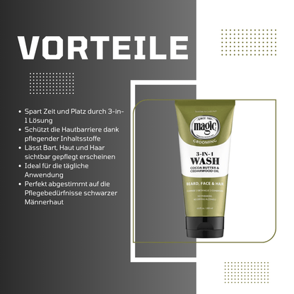 Magic Men's Grooming 3 - in - 1 Wash - Meerapa Deutschland