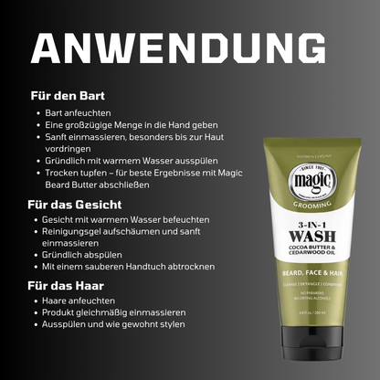 Magic Men's Grooming 3 - in - 1 Wash - Meerapa Deutschland