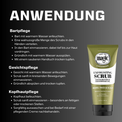 Magic Men's Grooming Exfoliating Scrub - Meerapa Deutschland