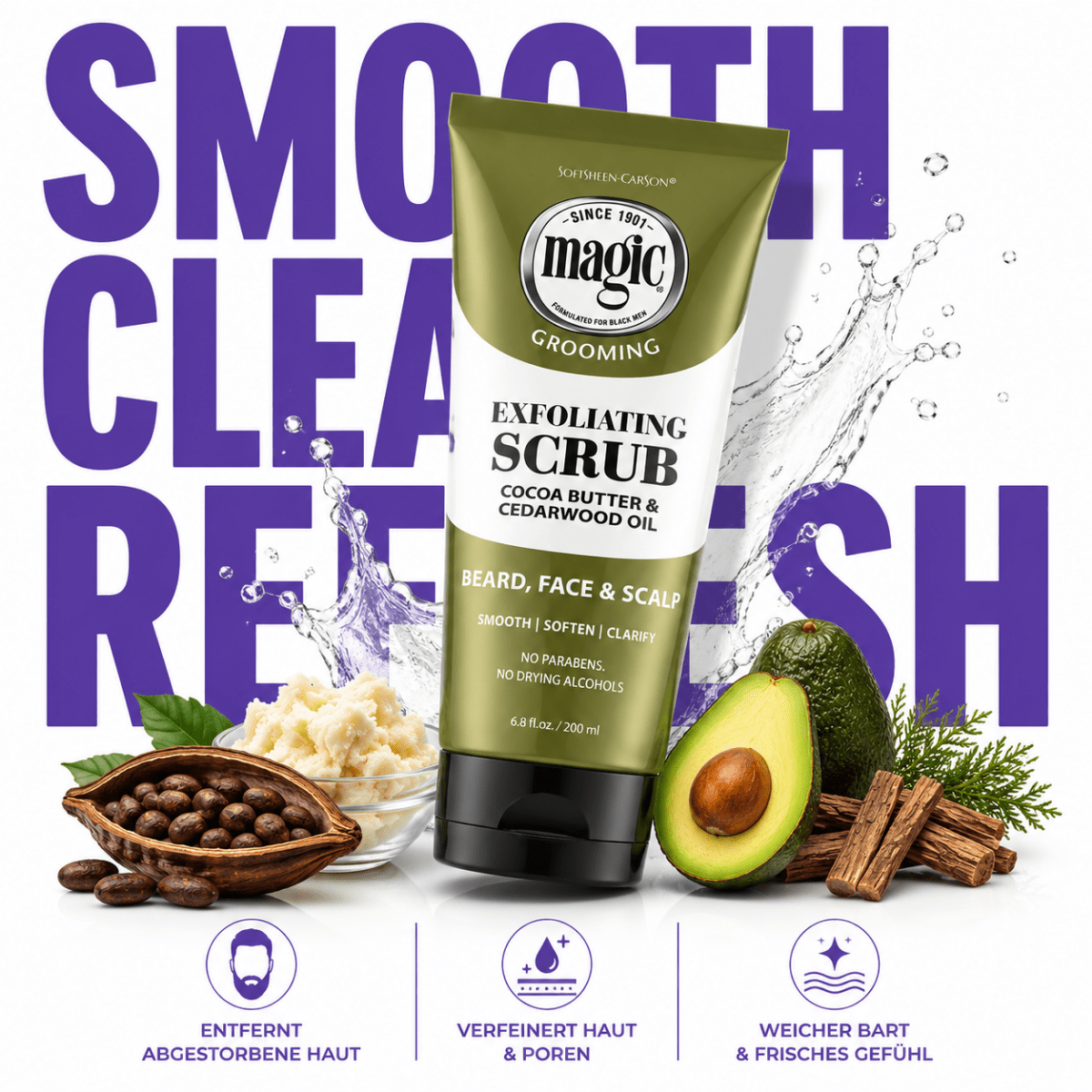 Magic Men's Grooming Exfoliating Scrub - Meerapa Deutschland