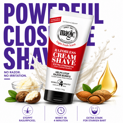 Magic Razorless Cream Shave Extra Strength - Meerapa Deutschland