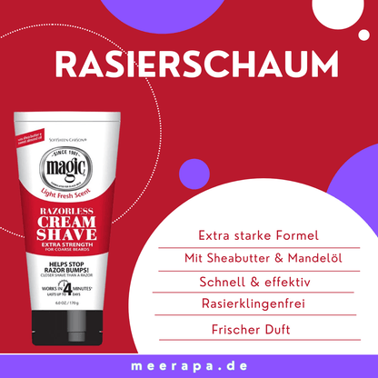 Magic Razorless Cream Shave Extra Strength - Meerapa Deutschland