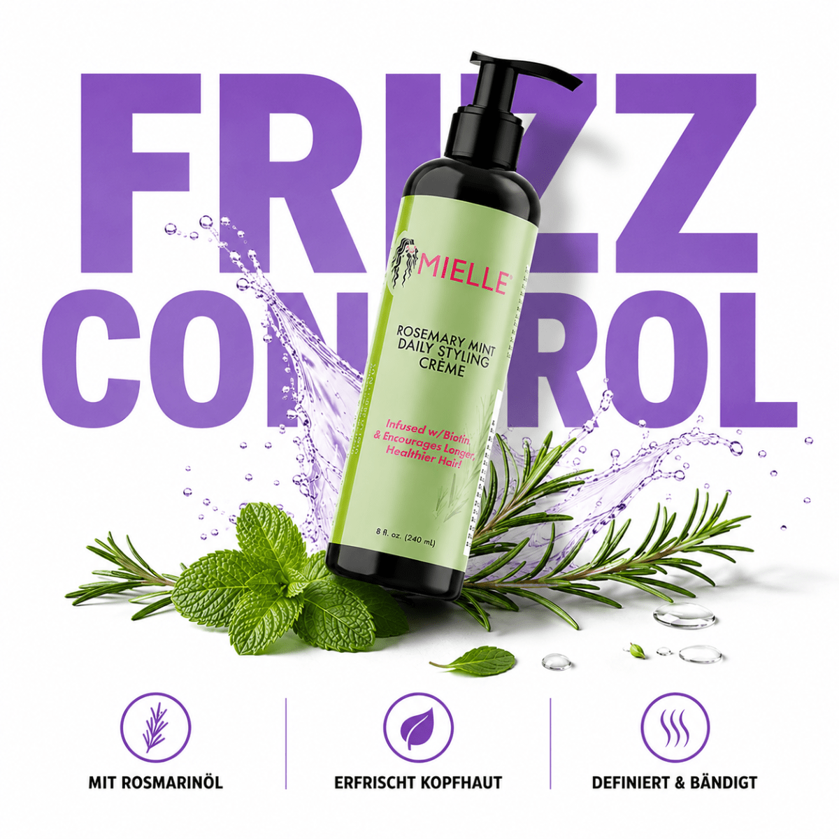 Mielle Rosemary Mint Daily Styling Créme - Meerapa Deutschland