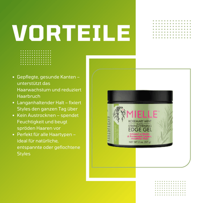 Mielle Rosemary Mint Hair Strengthening Edge Gel - Meerapa Deutschland