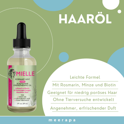 Mielle Rosemary Mint Light Scalp & Hair Strengthening Oil - Meerapa Deutschland
