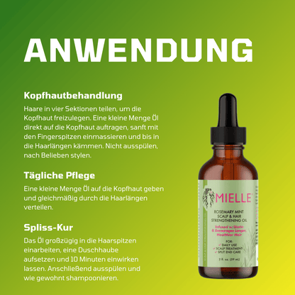 Mielle Rosemary Mint Oil Scalp & Hair Strengthening Oil - Meerapa Deutschland