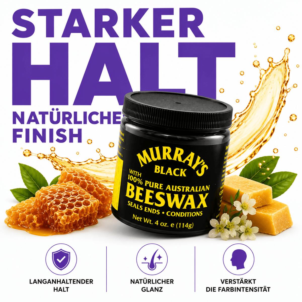 Murray's 100% Pure Australian Black Beeswax - Meerapa Deutschland