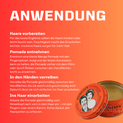 Murray’s Superior Hair Dressing Pomade - Meerapa Deutschland