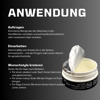 RedOne Aqua Hair Gel Wax Maximum Control - Black - Meerapa Deutschland