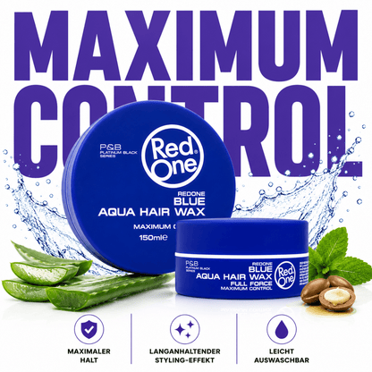 RedOne Aqua Hair Gel Wax Maximum Control - Blue - Meerapa Deutschland