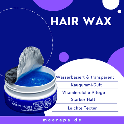 RedOne Aqua Hair Gel Wax Maximum Control - Blue - Meerapa Deutschland