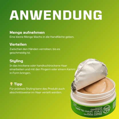 RedOne Aqua Hair Gel Wax Maximum Control - Green - Meerapa Deutschland