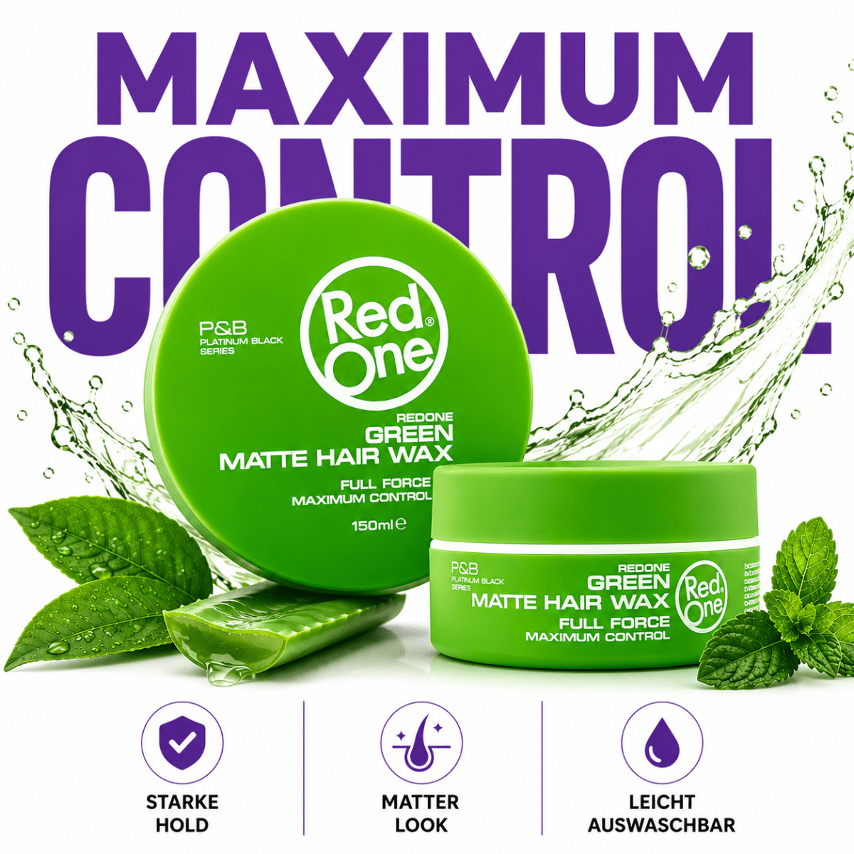 RedOne Aqua Hair Gel Wax Maximum Control - Green - Meerapa Deutschland