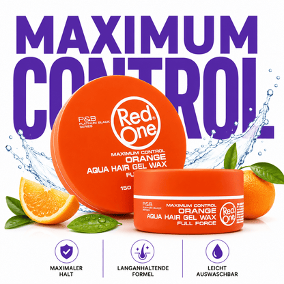 RedOne Aqua Hair Gel Wax Maximum Control - Orange - Meerapa Deutschland