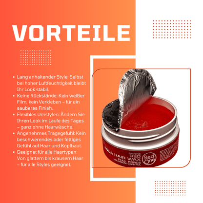 RedOne Aqua Hair Gel Wax Maximum Control - Red - Meerapa Deutschland