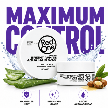 RedOne Aqua Hair Wax Maximum Control - Bright White - Meerapa Deutschland