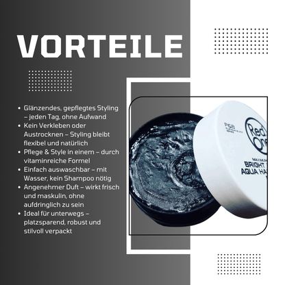 RedOne Aqua Hair Wax Maximum Control - Bright White - Meerapa Deutschland