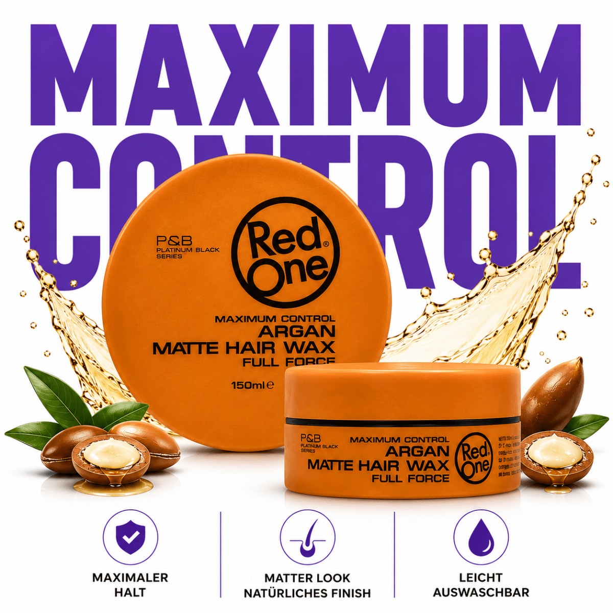 RedOne Matte Hair Wax Full Force - Argan - Meerapa Deutschland