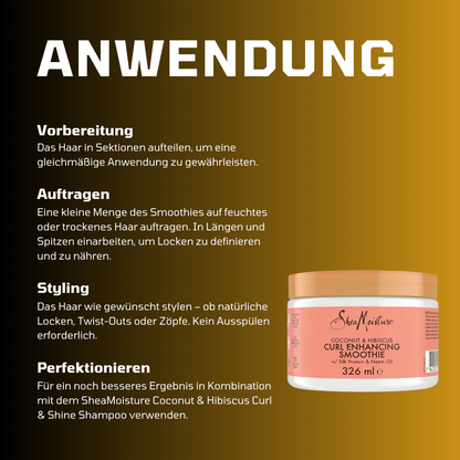 SheaMoisture Coconut & Hibiscus Curl Enhancing Smoothie - Meerapa Deutschland