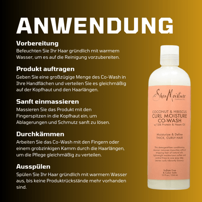 SheaMoisture Coconut & Hibiscus Curl Moisture Co - Wash - Meerapa Deutschland