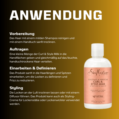 SheaMoisture Coconut & Hibiscus Curl & Style Milk - Meerapa Deutschland
