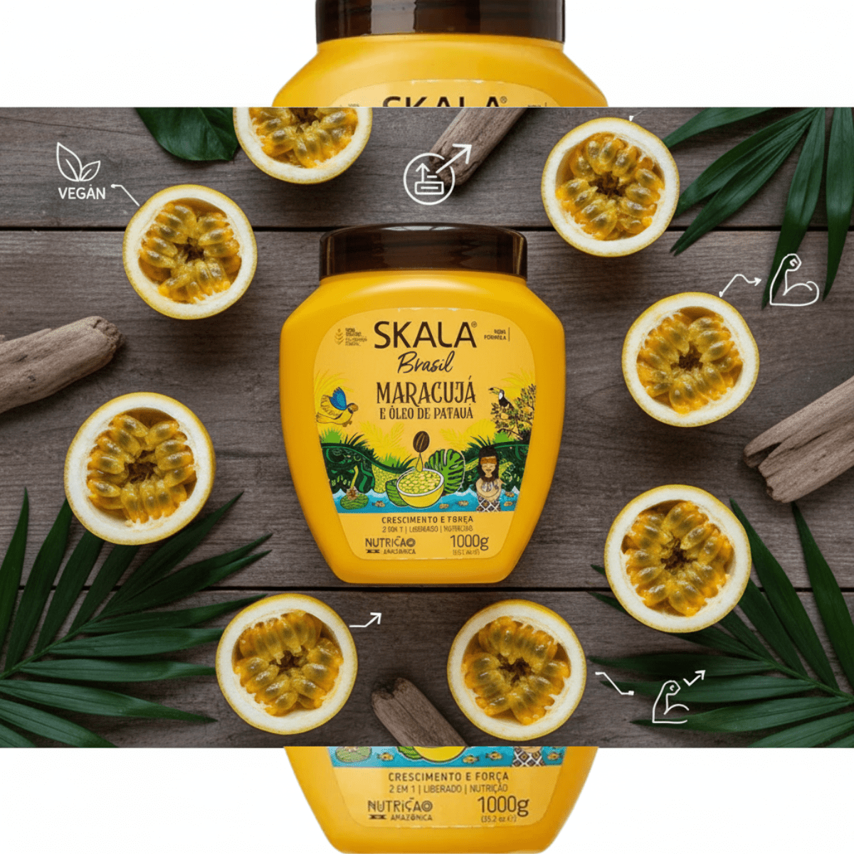 SKALA Brasil Maracujá e Óleo de Patauá 2 in 1 Co - Wash - Meerapa Deutschland