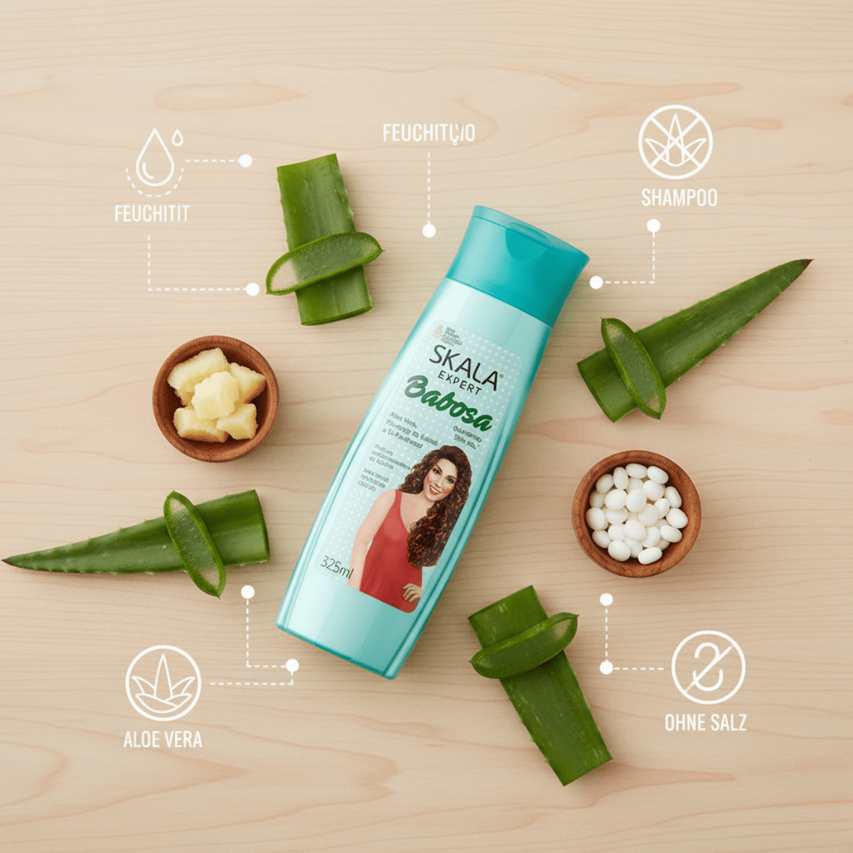 SKALA Expert Babosa Aloe Vera Shampoo - Meerapa Deutschland