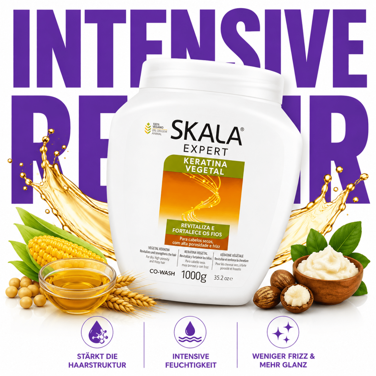 SKALA Expert Keratina Vegetal 2 in 1 Co-Wash - Meerapa Deutschland