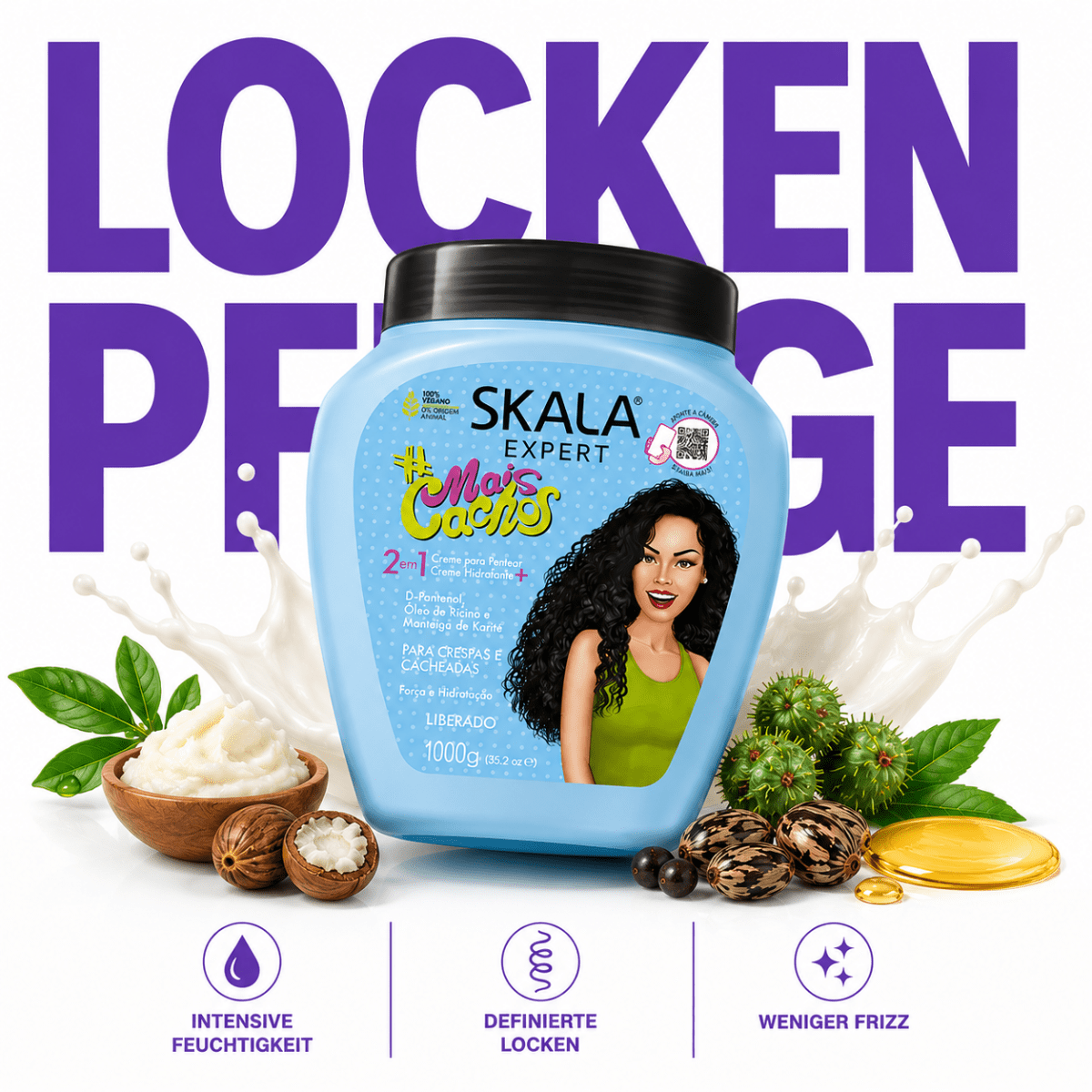 SKALA Expert Mais Cachos 2 in 1 Co-Wash - Meerapa Deutschland