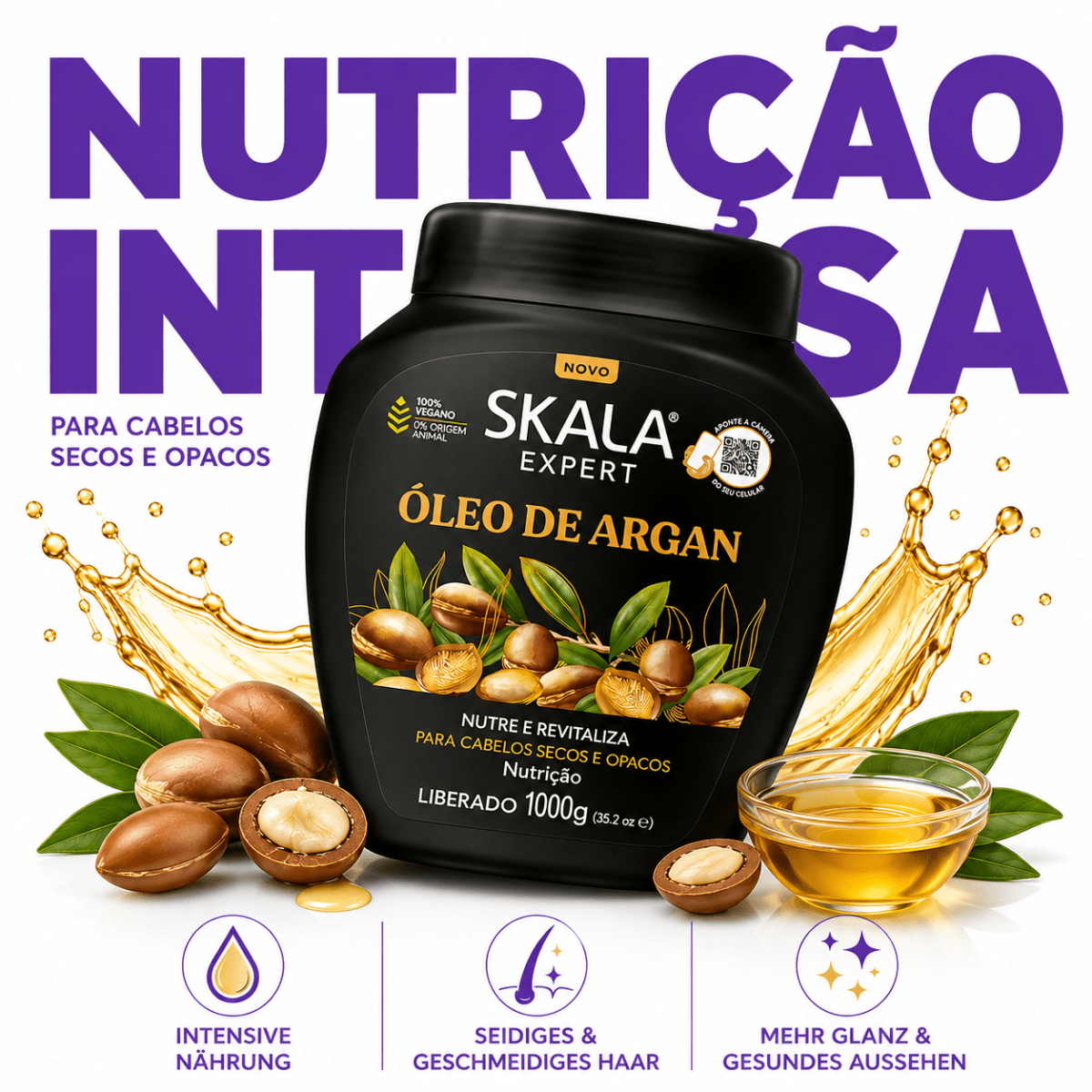 SKALA Expert Óleo de Argan 2 in 1 Co-Wash - Meerapa Deutschland