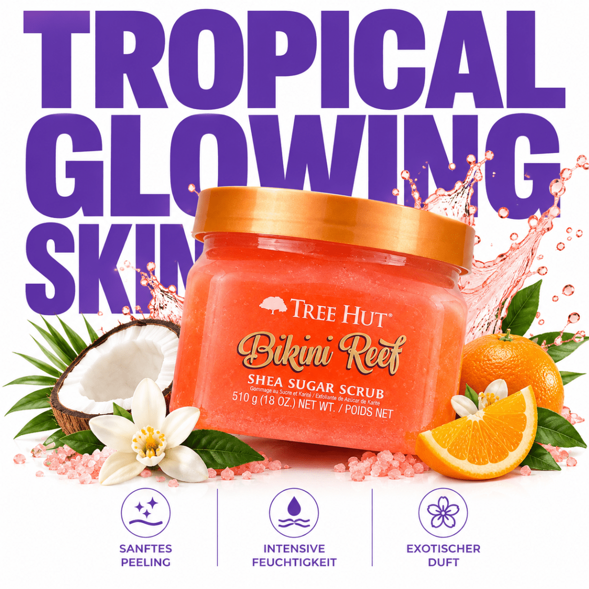 Tree Hut Bikini Reef Shea Sugar Scrub - Meerapa Deutschland