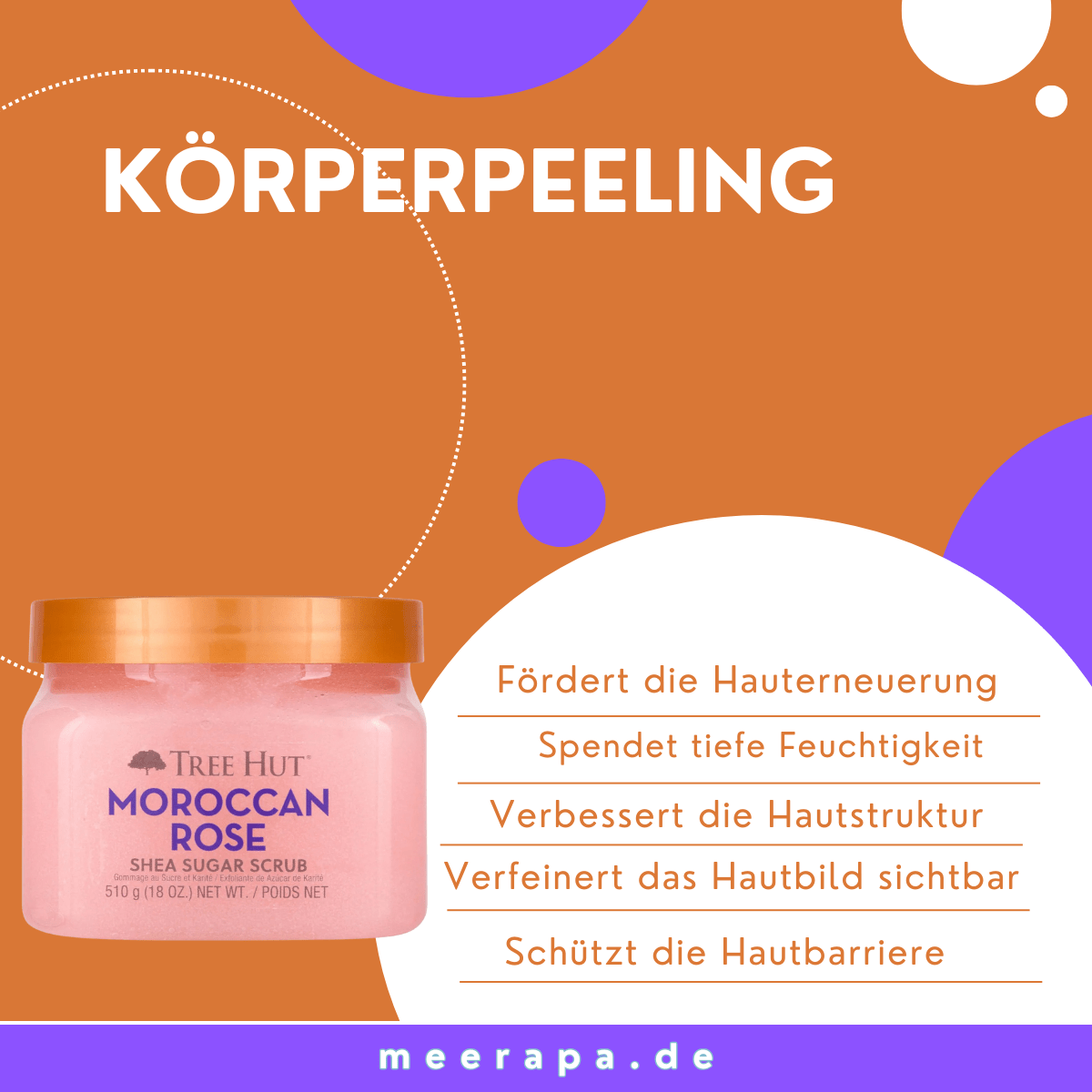 Tree Hut Moroccan Rose Shea Sugar Scrub - Meerapa Deutschland